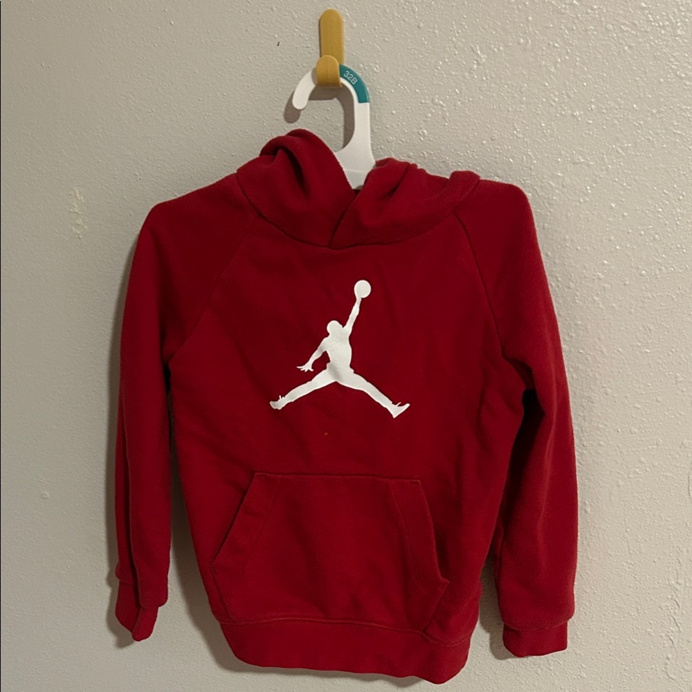 Kids Red Hoodie with Logo